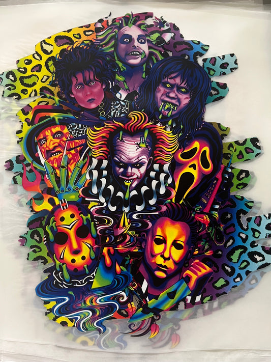 Halloween dtf for shirt