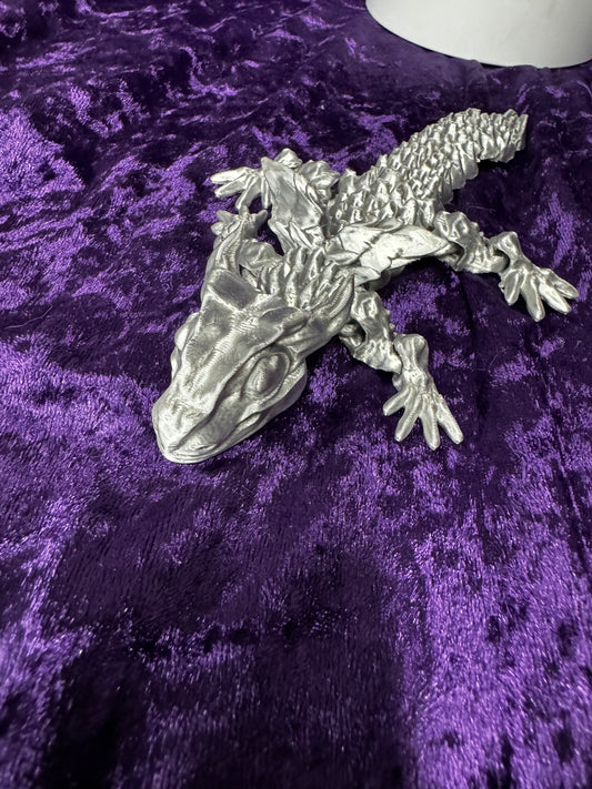 Articulated dragon with wings