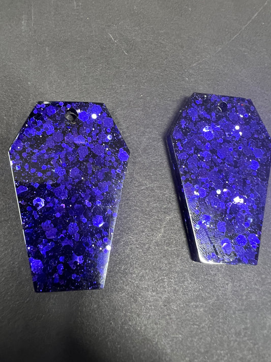 Glitter Halloween earrings