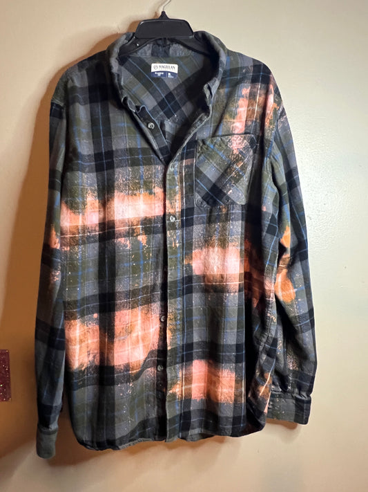 Bleached flannel shirt