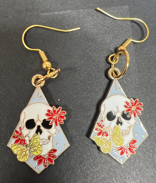 Skull earrings