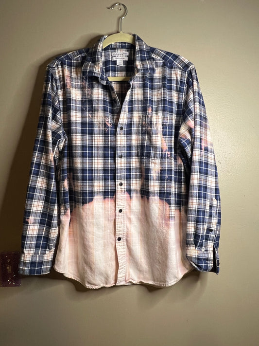 Bleached flannel shirt