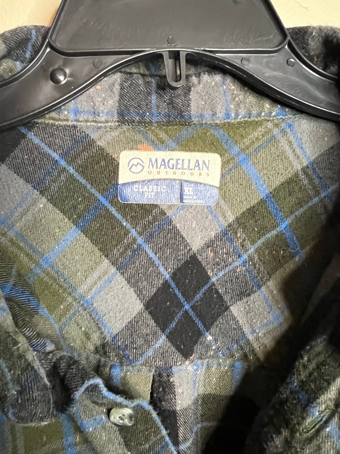 Bleached flannel shirt