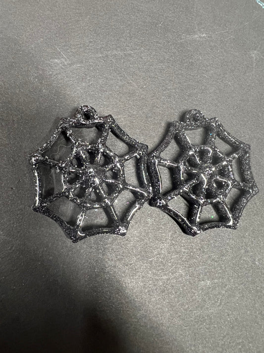 Glitter Halloween earrings