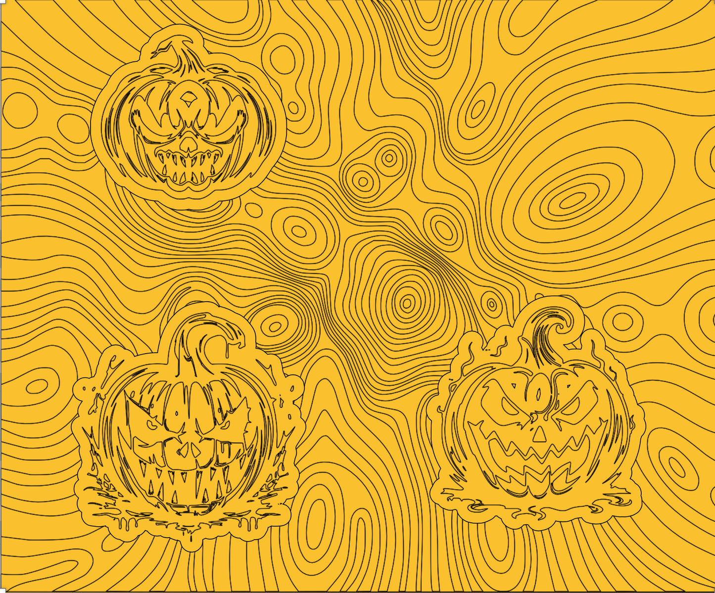 Crazy pumpkin wrap