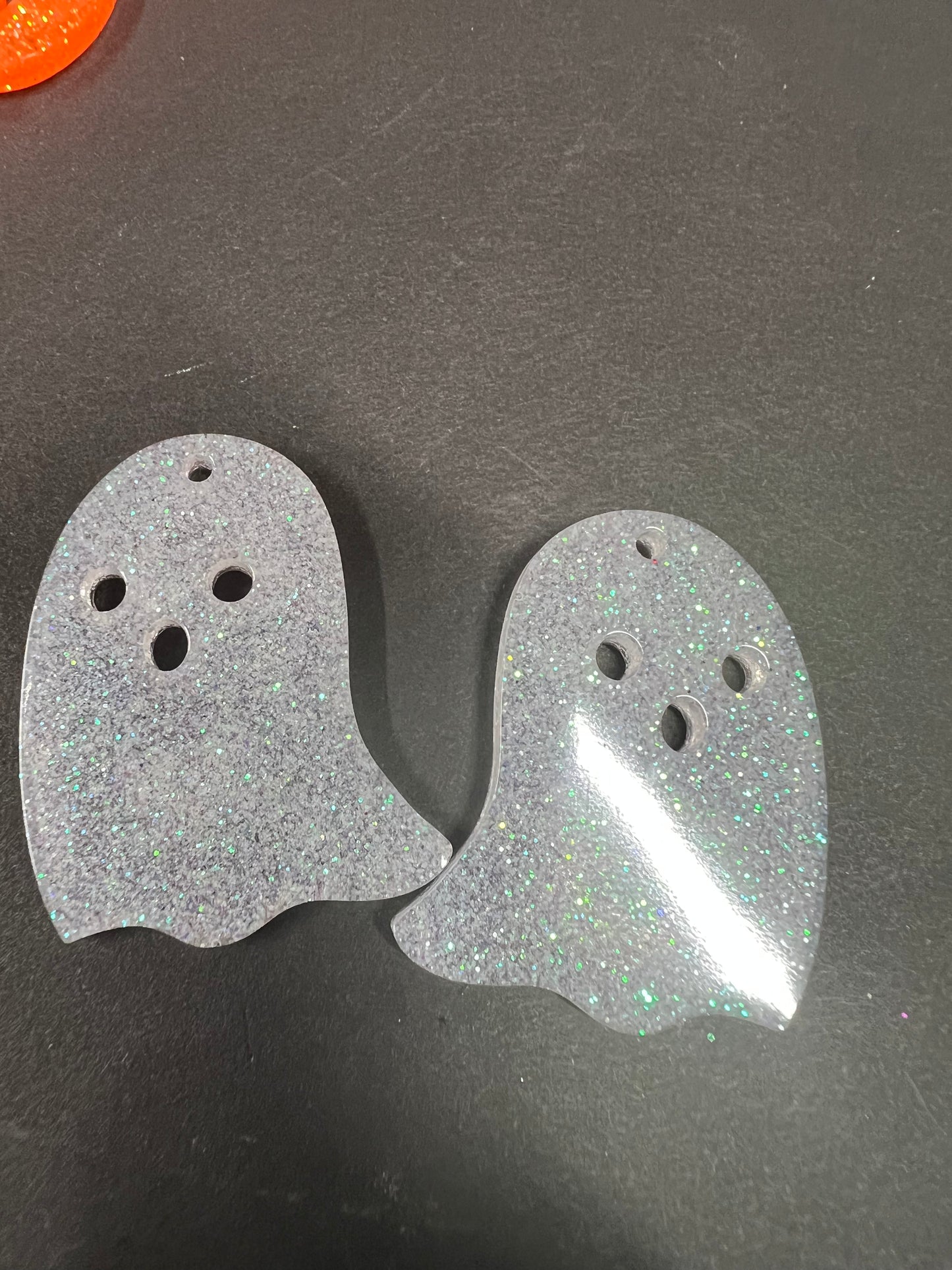 Glitter Halloween earrings