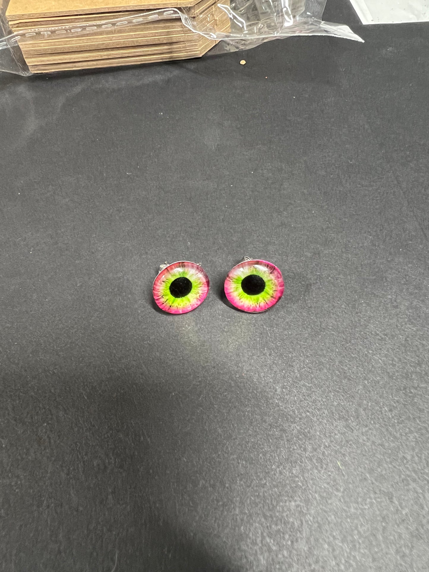 Watermelon Eye stud earring