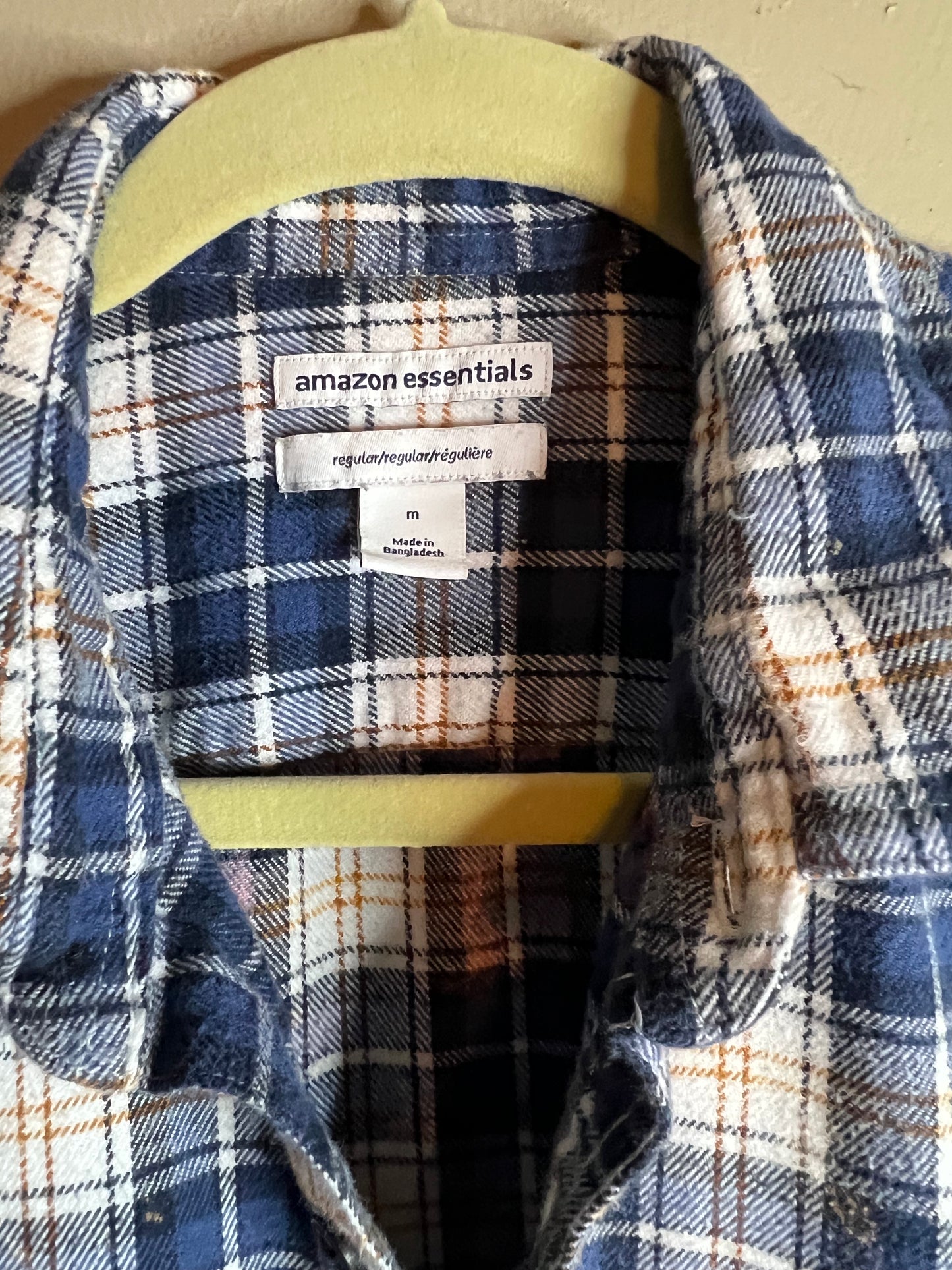 Bleached flannel shirt